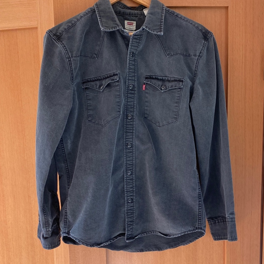 Levi's Dark Blue Denim Shirt